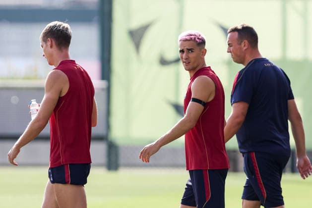 September 5, 2026, Sant Joan Despi, Barcelona, Spain: Gavi during the training day of FC Barcelona, Barca ahead the Spanish League, Laliga EA Sports, football match against Valencia CF at Ciudad Esportiva Joan Gamper on September 05, 2026 in Sant Joan Despi, Barcelona, Spain. Sant Joan Despi Spain - ZUMAa181 20260905_zaa_a181_009 Copyright: xJavierxBorregox
