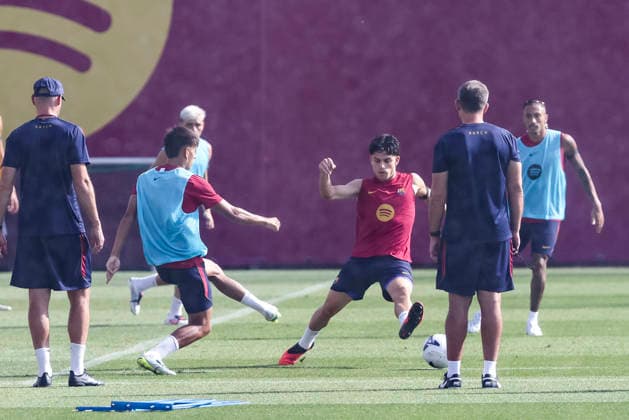 September 5, 2026, Sant Joan Despi, Barcelona, Spain: Xavi Espart during the training day of FC Barcelona, Barca ahead the Spanish League, Laliga EA Sports, football match against Valencia CF at Ciudad Esportiva Joan Gamper on September 05, 2026 in Sant Joan Despi, Barcelona, Spain. Sant Joan Despi Spain - ZUMAa181 20260905_zaa_a181_014 Copyright: xJavierxBorregox