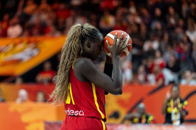 Awa Fam Spain, 11 Disappointment, GER, Mali vs. Spain, Basketball, 2026 FIBA Women’s World Cup, Group Stage, Matchday 2, September 5, 2026, GER, Mali vs. Spain, Basketball, 2026 FIBA Women’s World Cup, Group Stage, Matchday 2, September 5, 2026, Berlin Copyright: xEibner-Pressefoto MaxxVincenx EP_MVN