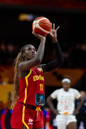 Awa Fam Spain, 11 free throws, GER, Mali vs. Spain, Basketball, 2026 FIBA Women s World Cup, Group Stage, Matchday 2, September 5, 2026, GER, Mali vs. Spain, Basketball, 2026 FIBA Women’s World Cup, Group Stage, Matchday 2, September 5, 2026, Berlin Copyright: xEibner-Pressefoto MaxxVincenx EP_MVN