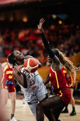 2026 FIBA Women’s Basketball World Cup: Mali vs. Spain, September 5, 2026—Sika Kone (Mali, 23) vs. Awa Fam (Spain, 11)—Basketball, FIBA Women’s Basketball World Cup 2026, Group Stage, Group A, Matchday 2: Mali vs. Spain on September 5, 2026, at the Max Schmeling Halle, Berlin Copyright: xBEAUTIFULxSPORTS Tonhäuserx