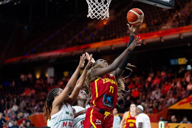 Awa Fam Spain, 11 on a layup, GER, Mali vs. Spain, Basketball, 2026 FIBA Women’s World Cup, Group Stage, Matchday 2, September 5, 2026, GER, Mali vs. Spain, Basketball, 2026 FIBA Women’s World Cup, Group Stage, Matchday 2, September 5, 2026, Berlin Copyright: xEibner-Pressefoto MaxxVincenx EP_MVN
