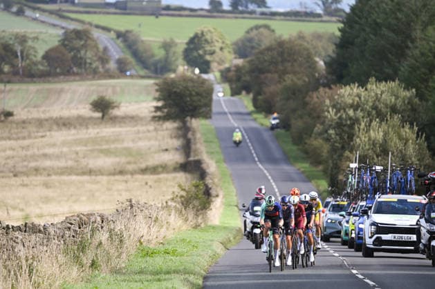 2026 Lloyds Tour of Britain Men Picture by Zac Williams SWpix.com - 05 09 2026 - Cycling - UCI ProSeries - 2026 Lloyds Tour of Britain Men - Stage 4: Helmsley to Leyburn (165.8km) - The breakaway Cycling Copyright: x xSWpix.comx(t axPhotographyxHubxLtd)xZacxWilliams SWpix.comx SWP-3030-22411