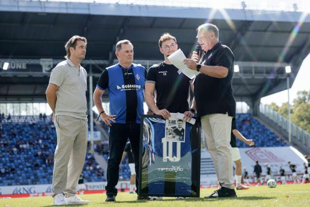 September 5, 2026, xhettx, Soccer 3rd Division, SV Waldhof Mannheim vs. SC Verl – Pre-game ceremony honoring the 10th anniversary