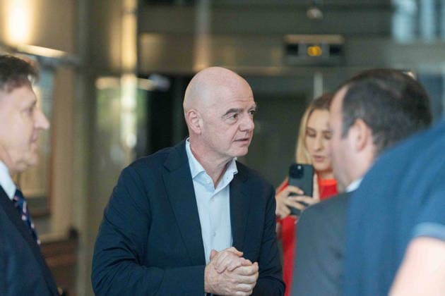 KATOWICE 05.09.2026 MISTRZOSTWA SWIATA W PILCE NOZNEJ KOBIET DO LAT 20 2026: --- FIFA U-20 WOMEN S WORLD CUP 2026 GIANNI INFANTINO FOT. MATEUSZ WIEWIORKA 400MM.PL NEWSPIX.PL --- newspix.pl 