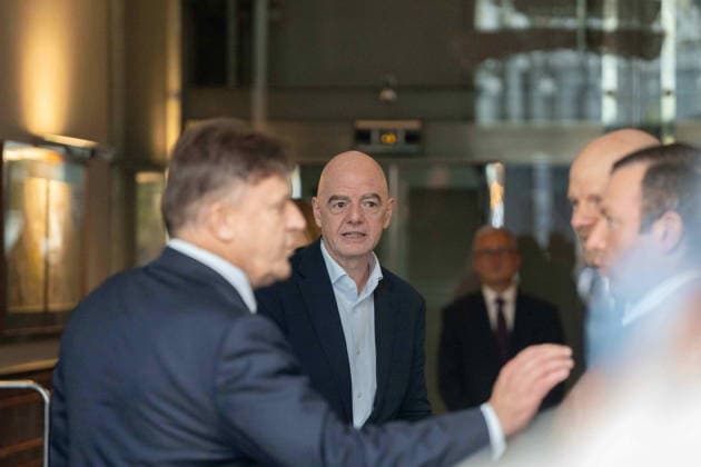 KATOWICE 05.09.2026 MISTRZOSTWA SWIATA W PILCE NOZNEJ KOBIET DO LAT 20 2026: --- FIFA U-20 WOMEN S WORLD CUP 2026 GIANNI INFANTINO FOT. MATEUSZ WIEWIORKA 400MM.PL NEWSPIX.PL --- newspix.pl 