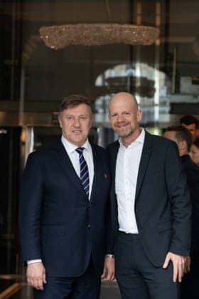 Football, women, U20 World Cup, Gianni Infantino und Pierluigi Collina in Katowice