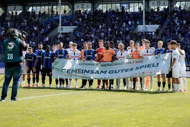 September 5, 2026, xhettx, Soccer 3rd Division, SV Waldhof Mannheim vs. SC Verl – Both teams are tied