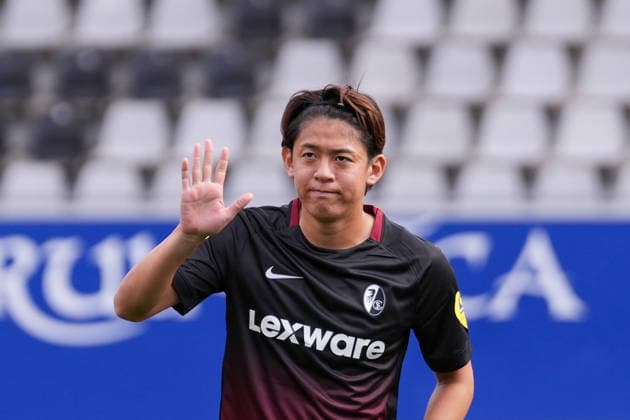 Rihito Yamamoto, SC Freiburg II, 24, Germany, soccer, Regionalliga Südwest, Matchday 5, 2026–2027, SC Freiburg II vs. TSV Steinbach Haiger, September 5, 2026, Dreisamstadion, Freiburg, Dreisamstadion, Baden-Württemberg, Germany Copyright: xArnexAmbergx