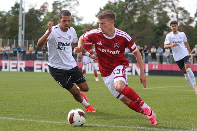 Football, Bavarian Regional League, 1. FC Nürnberg II v FC Schweinfurt 05