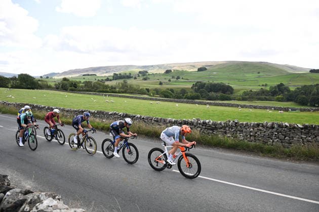 2026 Lloyds Tour of Britain Men Picture by Zac Williams SWpix.com - 05 09 2026 - Cycling - UCI ProSeries - 2026 Lloyds Tour of Britain Men - Stage 4: Helmsley to Leyburn (165.8km) - The breakaway Cycling Copyright: x xSWpix.comx(t axPhotographyxHubxLtd)xZacxWilliams SWpix.comx SWP-3030-22417