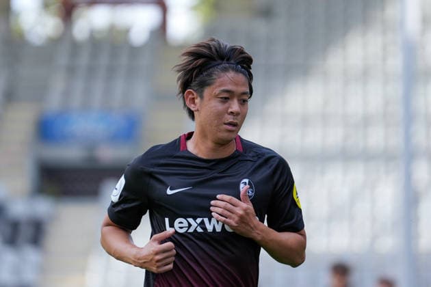 Rihito Yamamoto, SC Freiburg II, 24, Germany, soccer, Regionalliga Südwest, Matchday 5, 2026–2027, SC Freiburg II vs. TSV Steinbach Haiger, September 5, 2026, Dreisamstadion, Freiburg, Dreisamstadion, Baden-Württemberg, Germany Copyright: xArnexAmbergx