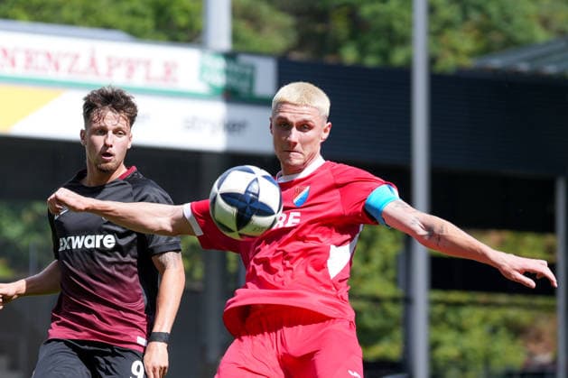 Dawyn Paul Donner TSV Steinbach Haiger, 05 am Ball, Germany, Soccer, Regionalliga Südwest, Matchday 5, 2026–2027, SC Freiburg II vs. TSV Steinbach Haiger, September 5, 2026, Dreisamstadion, Freiburg, Dreisamstadion, Baden-Württemberg, Germany Copyright: xArnexAmbergx