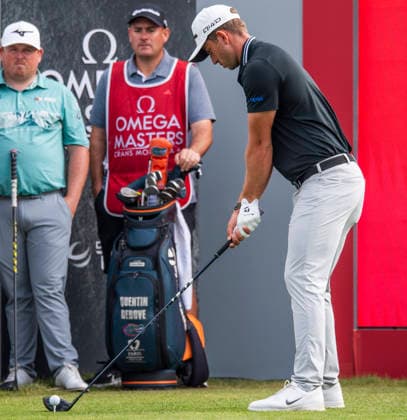 September 5, 2026, Crans-Montana, Valais, Switzerland: Crans-Montana Switzerland, 09 05 2026: QUENTIN DEBOVE of France is in action during Omega European Masters 2026, which is taking place in the famous ski resort that will host the upcoming Alpine World Ski Championships and took plat at Crans-Montana in Valais, Switzerland. Golf 2026: Omega European Masters: Round 3  - ZUMAd206 0865968576st Copyright: xEricxDubostx