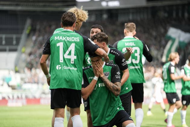 Germany 3rd Division 2026–2027, Matchday 4: SC Preußen Münster vs. TSV Havelse, Saturday, September 5, 2026, LVM Preußenstadion, Münster, North Rhine-Westphalia, Germany; Goal celebration, joy, emotions; 1–0 goal by Antonio Tikvic (SC Preußen Münster); 4 tears, crying Copyright: xMerlexKölkingx
