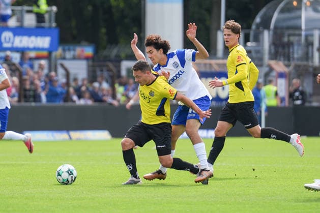 German Soccer, 3rd Division, Matchday 4, Hänsch Arena, SV Meppen vs. 1 FC Saarbrücken Niclas Nadj, SV Meppen, 40 Copyright: xMichelxWittex