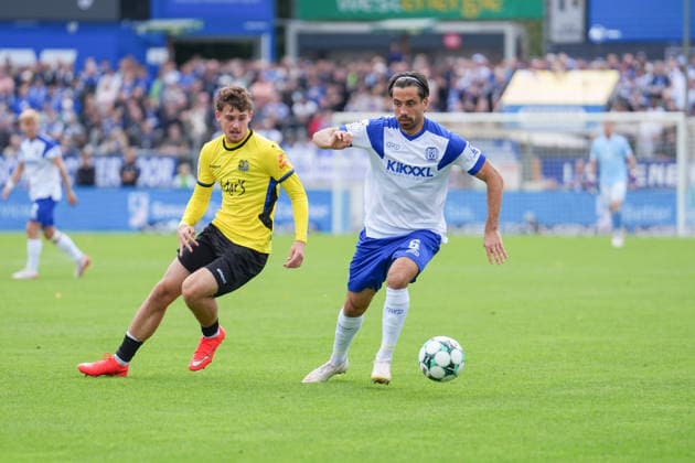 German Soccer, 3rd Division, Matchday 4, Hänsch Arena, SV Meppen vs. 1 FC Saarbrücken; Ersin Zehir (SV Meppen), 6 Copyright: xMichelxWittex