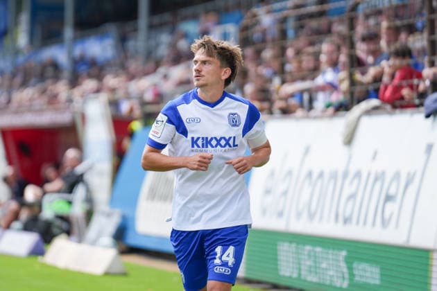 German Soccer, 3rd Division, Matchday 4, Hänsch Arena, SV Meppen vs. 1 FC Saarbrücken Thorben Deters SV Meppen, 14 Copyright: xMichelxWittex