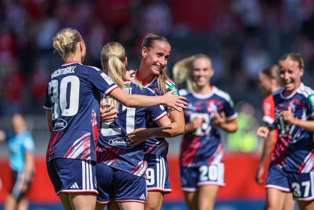GER, Mainz, FSV Mainz 05 vs 1. FC Köln, Google Pixel Frauen Bundesliga, Fussball, DFB, Spielzeit 2026 2027, Bruchwegstadion, 3. Spieltag im Bild: Vanessa Leimenstoll (FC Köln Frauen 29), Tor, Jubel und Freude, Emotionen, 0:3 mit Sophie Nachtigall (FC Köln Frauen 30) DFB DFL REGULATIONS PROHIBIT ANY USE OF PHOTOGRAPHS AS IMAGE SEQUENCES AND OR QUASI-VIDEO, 05.09.2026 *** GER, Mainz, FSV Mainz 05 vs. 1. FC Köln, Google Pixel Women s Bundesliga, Soccer, DFB, 2026–2027 Season, Bruchwegstadion, Matchday 3 in Pictures: Vanessa Leimenstoll, FC Köln Women s Team, age 29, Goal, Celebration and Joy, Emotions, 0–3 with Sophie Nachtigall, FC Köln Women’s Team 30. DFB and DFL regulations prohibit any use of photographs as image sequences and or quasi-video. September 5, 2026 Copyright: HMBxMedia HendrikxHamelau