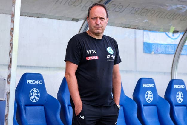 September 5, 2026, Germany, Stuttgart, Soccer, Regionalliga Südwest, SV Stuttgarter Kickers vs. 1 FSV Mainz 05 II, Kickers Coach Holger Bachthaler