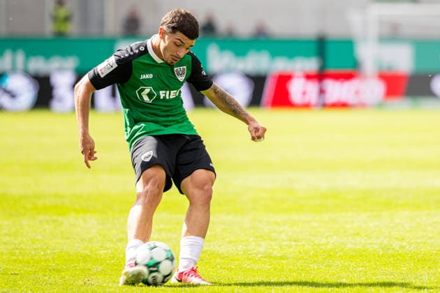 Leon Tasov, SC Preussen Münster, 29 GER, SC Preussen Münster vs. TSV Havelse, Soccer, 3rd Division, Matchday 4, 2026–2027 Season, September 5, 2026 DFL regulations prohibit the use of photographs as image sequences and or quasi-video GER, SC Preussen Münster vs. TSV Havelse, Soccer, 3rd Division, Matchday 4, 2026–2027 season, September 5, 2026, Münster Copyright: xEibner-Pressefoto JanxRollingerx EP_JSK