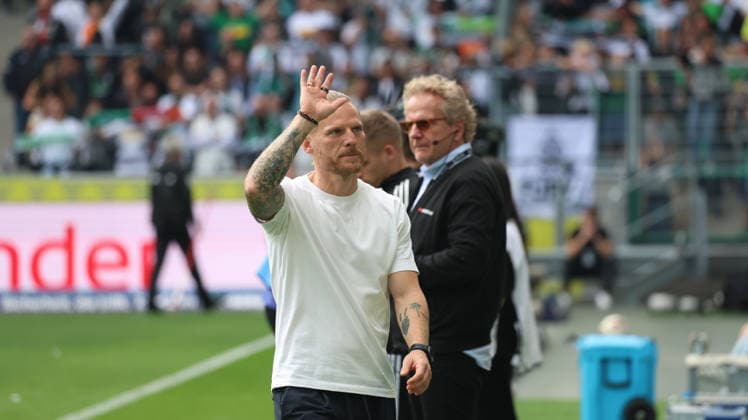 05.09.2026, xrekx, Fussball 1.Bundesliga, Borussia Moenchengladbach - SV Elversberg v.l. Eugen Polanski Trainer (Borussia Moenchengladbach) (DFL DFB REGULATIONS PROHIBIT ANY USE OF PHOTOGRAPHS as IMAGE SEQUENCES and or QUASI-VIDEO) Moenchengladbach *** September 5, 2026, xrekx, Soccer, Bundesliga 1, Borussia Mönchengladbach vs. SV Elversberg, Coach: Eugen Polanski, Borussia Mönchengladbach. DFL and DFB regulations prohibit any use of photographs as image sequences and or quasi-video. Mönchengladbach