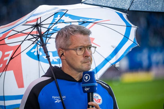 Rostock, Germany, September 5, 2026, 3rd League 2026–2027, Matchday 4: FC Hansa Rostock vs. SV Wehen Wiesbaden. Pictured: Ronald Ronny Maul, Chairman of the Board of FC Hansa Rostock, in an NDR interview. DFB and DFL regulations prohibit any use of photographs as image sequences and or quasi-video content. Copyright: xFotostandx xVoelkerx