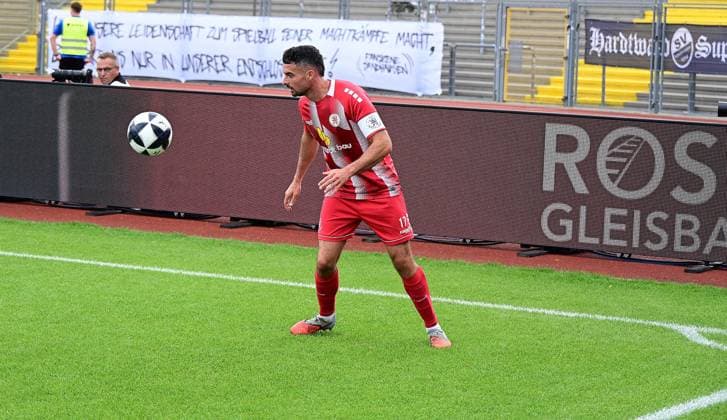 September 5, 2026 xkhx Kassel, Auestadion, Regionalliga Südwest, 2026–2027 Season, KSV Hessen Kassel vs. SV Sandhausen, Adrian Bravo Sanchez 17, Hessen Kassel