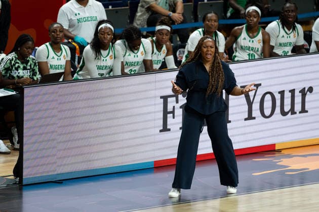 Rena Wakama, Nigeria, Coach, GER, Nigeria vs. Hungary, Basketball, 2026 FIBA Women’s World Cup, Group Stage, Matchday 2, September 5, 2026, GER, Nigeria vs. Hungary, Basketball, 2026 FIBA Women’s World Cup, Group Stage, Matchday 2, September 5, 2026, Berlin Copyright: xEibner-Pressefoto MaxxVincenx EP_MVN