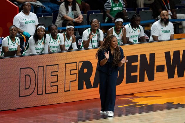 Rena Wakama, Nigeria, Coach, GER, Nigeria vs. Hungary, Basketball, 2026 FIBA Women’s World Cup, Group Stage, Matchday 2, September 5, 2026, GER, Nigeria vs. Hungary, Basketball, 2026 FIBA Women’s World Cup, Group Stage, Match Day 2, September 5, 2026, Berlin Copyright: xEibner-Pressefoto MaxxVincenx EP_MVN