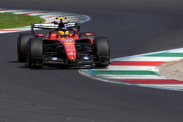 F1 Grand Prix of Italy MONZA, ITALY - SEPTEMBER 05: Lewis Hamilton of Great Britain drives the (44) Ferrari F1 on track during free practice ahead of the F1 Grand Prix of Italy at Autodromo Nazionale Monza on September 05, 2026 in Monza, Italy. Pier Marco Tacca Anadolu Monza Italy. Editorial use only. Please get in touch for any other usage.  Copyright: x2026xAnadoluxPierxMarcoxTaccax