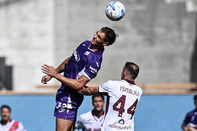 Mp Firenze 05 09 2026 - campionato di calcio serie A Fiorentina-Torino foto Matteo Papini Image nella foto: Mateo Pellegrino-Ardian Ismajli 