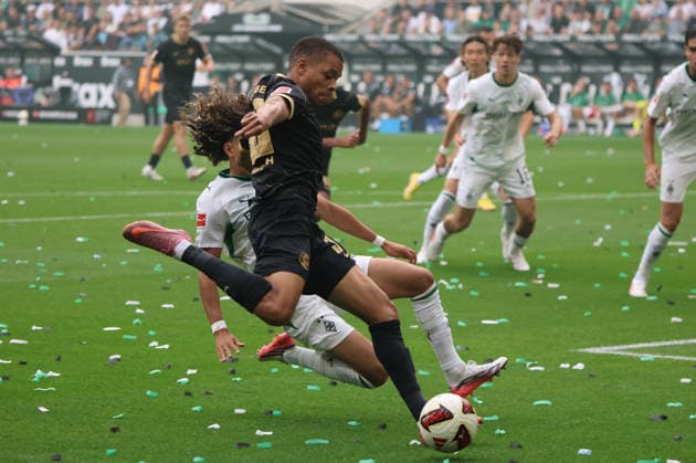05.09.2026, Fussball, Herren, 1. Bundesliga, Saison 2026 2027, Borussia Mönchengladbach - SV 07 Elversberg, Jan Gyamerah (SV 07 Elversberg) Mönchengladbach Ista-Borussia-Park Nordrhein-Westfalen Deutschland (DEU) *** September 5, 2026, Soccer, Men s, Bundesliga 1, 2026–2027 Season, Borussia Mönchengladbach vs. SV 07 Elversberg, Jan Gyamerah, SV 07 Elversberg vs. Mönchengladbach, Borussia Park, North Rhine-Westphalia, Germany (DEU) Copyright: xSebastianxBachx