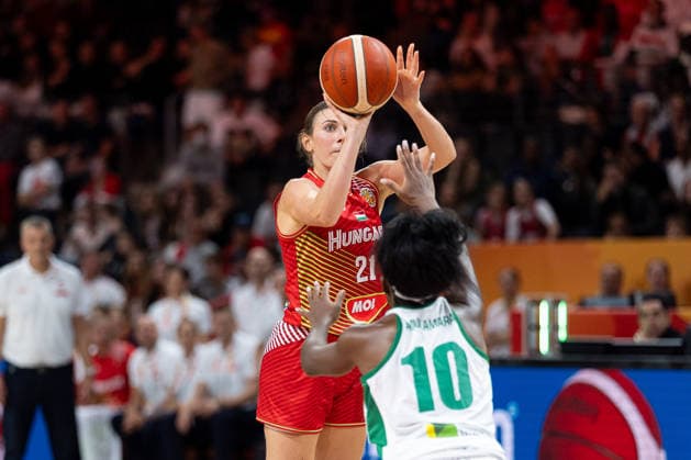 Reka Lelik of Hungary, 21, shooting; Promise Amukamara of Nigeria, 10, GER, Nigeria vs. Hungary, Basketball, 2026 FIBA Women’s World Cup, Group Stage, Matchday 2, September 5, 2026, GER, Nigeria vs. Hungary, Basketball, 2026 FIBA Women’s World Cup, Group Stage, Matchday 2, September 5, 2026, Berlin Copyright: xEibner-Pressefoto MaxxVincenx EP_MVN