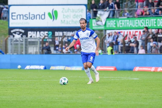 German Soccer, 3rd Division, Matchday 4, Hänsch Arena, SV Meppen vs. 1. FC Saarbrücken; Ersin Zehir (SV Meppen), 6 Copyright: xMichelxWittex
