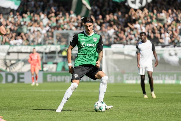 Germany 3rd Division 2026–2027, Matchday 4: SC Preußen Münster vs. TSV Havelse, Saturday, September 5, 2026, LVM Preußenstadion, Münster, North Rhine-Westphalia, Germany; Antonio Tikvic, SC Preußen Münster, No. 4 on the ball Copyright: xMerlexKölkingx