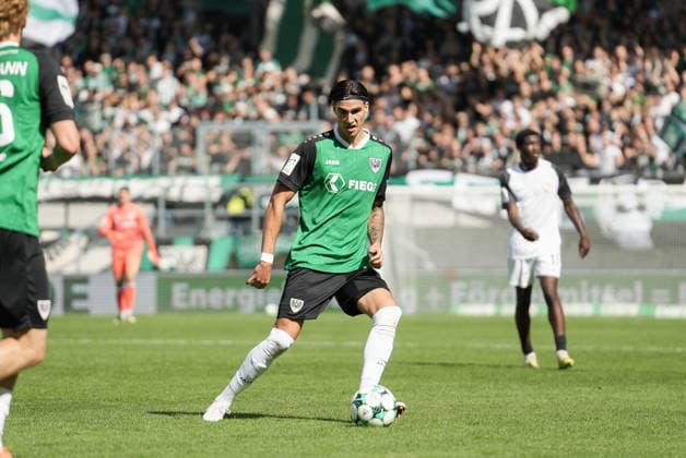 Germany 3rd Division 2026–2027, Matchday 4: SC Preußen Münster vs. TSV Havelse, Saturday, September 5, 2026, LVM Preußenstadion, Münster, North Rhine-Westphalia, Germany; Antonio Tikvic, SC Preußen Münster, No. 4 on the ball Copyright: xMerlexKölkingx