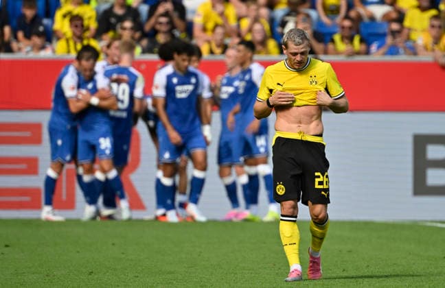 TOR zum 1:0 Leon Avdullahu TSG 1899 Hoffenheim (07) Wouter Burger TSG 1899 Hoffenheim (18) Ozan Kabak TSG 1899 Hoffenheim (05) Vladimir Coufal TSG 1899 Hoffenheim (34) Mats Rots TSG 1899 Hoffenheim (39) Tim Lemperle TSG 1899 Hoffenheim (19) Adam Daghim TSG 1899 Hoffenheim (14) Patrick Wimmer TSG 1899 Hoffenheim (08) Adam Hlozek TSG 1899 Hoffenheim (10) Julian Ryerson Borussia Dortmund BVB (26) enttaeuscht TSG 1899 Hoffenheim vs Borussia Dortmund BVB 05.09.2026 DFL REGULATIONS PROHIBIT ANY USE OF PHOTOGRAPHS AS IMAGE SEQUENCES AND OR QUASI-VIDEO TSG 1899 Hoffenheim vs Borussia Dortmund BVB *** GOAL: 1-0 Leon Avdullahu TSG 1899 Hoffenheim 07 Wouter Burger TSG 1899 Hoffenheim 18 Ozan Kabak TSG 1899 Hoffenheim 05 Vladimir Coufal TSG 1899 Hoffenheim 34 Mats Rots TSG 1899 Hoffenheim 39 Tim Lemperle TSG 1899 Hoffenheim 19 Adam Daghim TSG 1899 Hoffenheim 14 Patrick Wimmer TSG 1899 Hoffenheim 08 Adam Hlozek TSG 1899 Hoffenheim 10 Julian Ryerson Borussia Dortmund BVB 26 Disappointing TSG 1899 Hoffenheim vs. Borussia Dortmund BVB September 5, 2026 DFL regulations prohibit any use of photographs as image sequences and or quasi VIDEO TSG 1899 Hoffenheim vs. Borussia Dortmund BVB