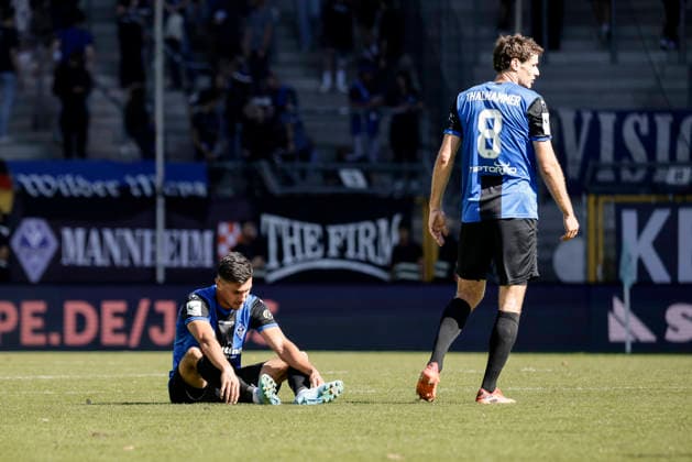 September 5, 2026, xhettx, Soccer 3rd Division, SV Waldhof Mannheim vs. SC Verl: Disappointment for Waldhof