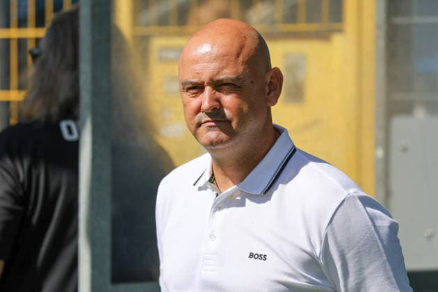 Rui Mota, Head Coach of SV Waldhof Mannheim Soccer, 3rd Division, Matchday 4, SV Waldhof Mannheim vs. SC Verl on September 5, 2026, at Carl Benz Stadium in Mannheim, Germany; Mannheim, Carl Benz Stadium, Germany Copyright: xFranzxReindelx