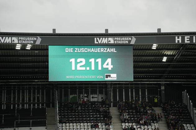 Germany 3rd Division 2026–2027, Matchday 4: SC Preußen Münster vs. TSV Havelse, Saturday, September 5, 2026, LVM Preußenstadion, Münster, North Rhine-Westphalia, Germany; Attendance Copyright: xMerlexKölkingx
