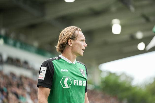 Germany 3rd Division 2026–2027, Matchday 4: SC Preußen Münster vs. TSV Havelse, Saturday, September 5, 2026, LVM Preußenstadion, Münster, North Rhine-Westphalia, Germany; Ryan Johansson, SC Preußen Münster, 20 Copyright: xMerlexKölkingx