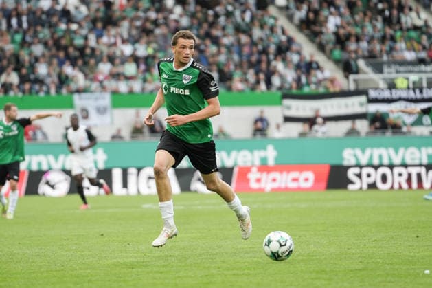 Germany 3rd Division 2026–2027, Matchday 4: SC Preußen Münster vs. TSV Havelse, Saturday, September 5, 2026, LVM Preußenstadion, Münster, North Rhine-Westphalia, Germany; Samuel Althaus, SC Preußen Münster, 44 Copyright: xMerlexKölkingx