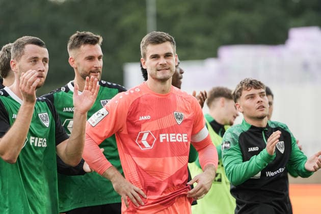 Germany 3rd Division 2026–2027, Matchday 4: SC Preußen Münster vs. TSV Havelse, Saturday, September 5, 2026, LVM Preußenstadion, Münster, North Rhine-Westphalia, Germany; Morten Behrens, SC Preußen Münster, 1 Copyright: xMerlexKölkingx