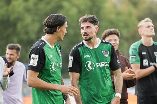 Germany 3rd Division 2026–2027, Matchday 4: SC Preußen Münster vs. TSV Havelse, Saturday, September 5, 2026, LVM Preußenstadion, Münster, North Rhine-Westphalia, Germany; Antonio Tikvic (SC Preußen Münster), 4; Lucas Zeller (SC Preußen Münster), 5; after the game Copyright: xMerlexKölkingx