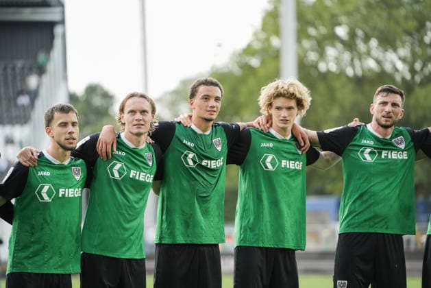 Germany 3rd Division 2026–2027, Matchday 4: SC Preußen Münster vs. TSV Havelse, Saturday, September 5, 2026, LVM Preußenstadion, Münster, North Rhine-Westphalia, Germany; Louis Kolbe (SC Preußen Münster), 2; Ryan Johansson (SC Preußen Münster), 20; Samuel Althaus (SC Preußen Münster), 44 Niklas Varelmann, SC Preußen Münster, 36 Copyright: xMerlexKölkingx