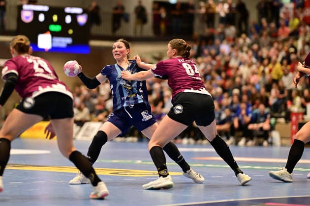 Handball Women 2026–2027 Season Bundesliga Matchday 2 Buxtehuder SV vs. HC Leipzig September 5, 2026 Anika Hampel 10, Buxtehuder Sportverein Emma Niemann 84, HC Leipzig, Buxtehude, Halle Nord, New Lower Saxony, Germany Copyright: xLobeca FelixxWeißbergx