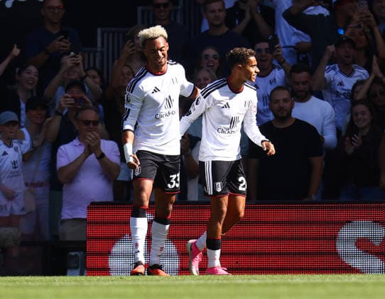 Fulham v Crystal Palace English Premier League, Craven Cottage, London, 05 09 2026 Josh King (24) of Fulham celebrates scoring Fulham s first goal during the Premier League home game against Crystal Palace at Craven Cottage London Craven Cottage London GBR, UK NEWSPAPERS OUT Copyright: xMarkxGreenwoodx