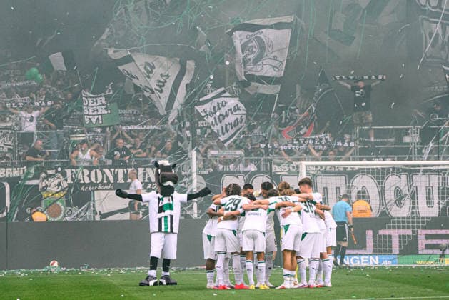 MOENCHENGLADBACH, GERMANY - 5 SEPTEMBER, 2026: - The 1.Bundesliga match Borussia Moenchengladbach vs. SV Elversberg at Borussia-Park.  Copyright: xVitaliixKliuievx