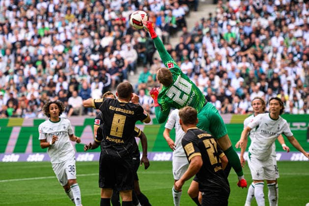 MOENCHENGLADBACH, GERMANY - 5 SEPTEMBER, 2026: Nicolas Kristof - The 1.Bundesliga match Borussia Moenchengladbach vs. SV Elversberg at Borussia-Park.  Copyright: xVitaliixKliuievx